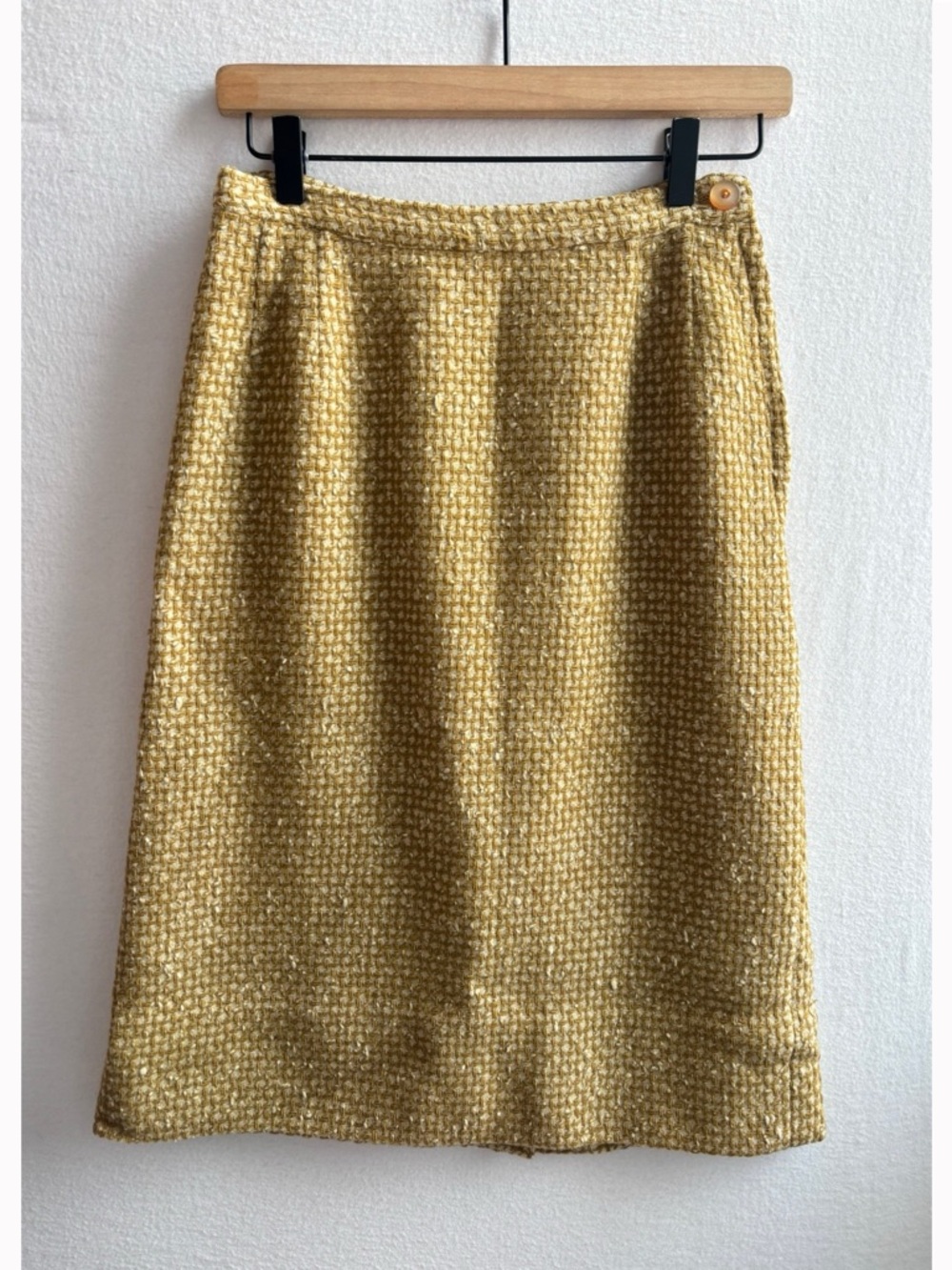 Vintage 60s Country Set By Margit Strauss 100% Wool Knit Womens Skirt Juniors 13